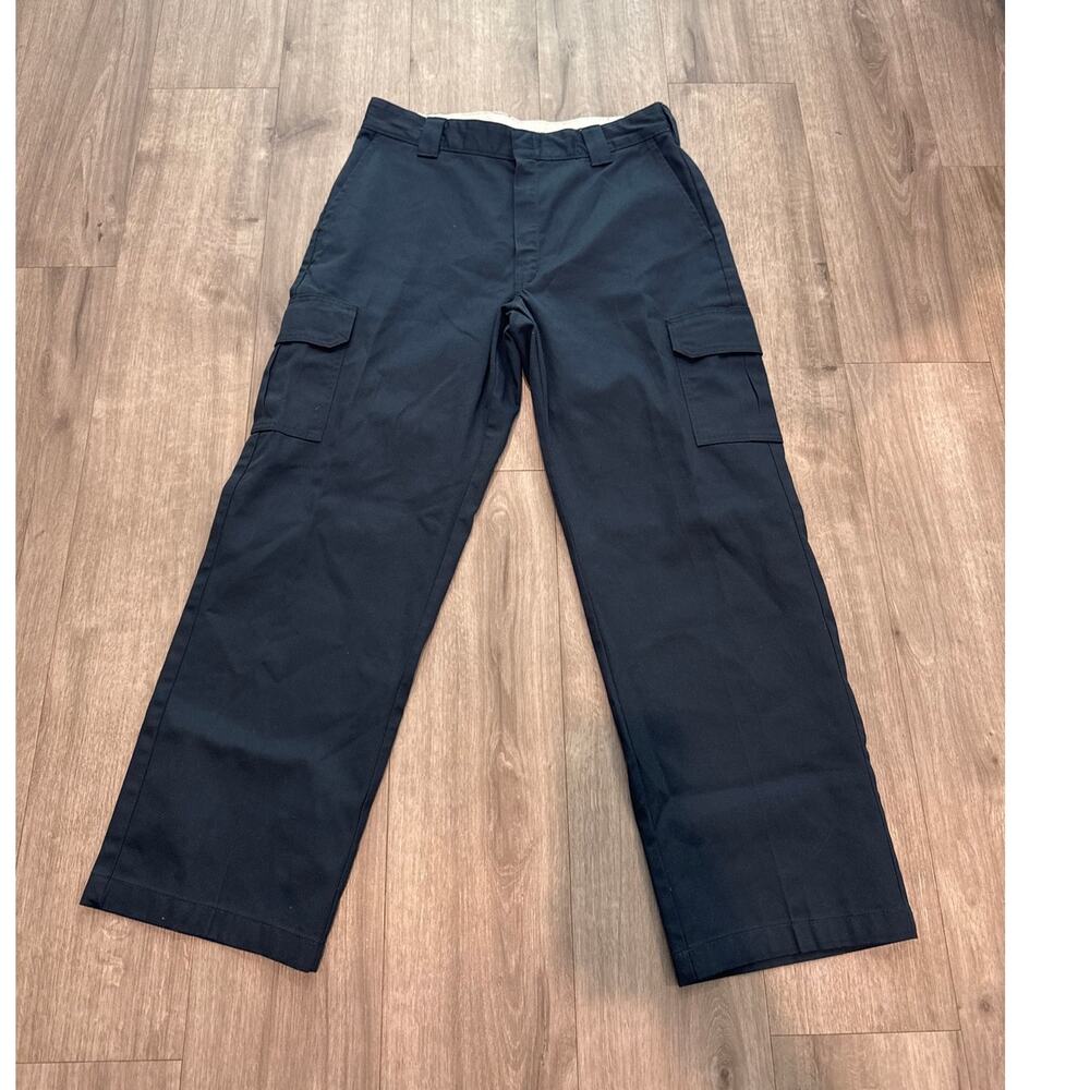 Dickies Relaxed Straight Dark Blue Pants Men's Size 36x32
